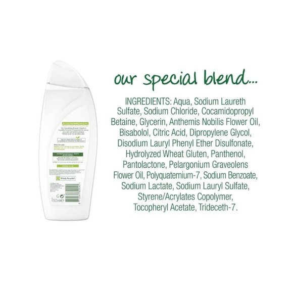 Simple Kind To Skin Nourishing Shower Cream 500ML-Natural Geranium Oil -Set of 3 - Picture 4 of 5